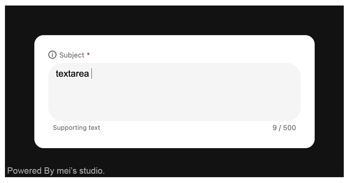 <uni-textarea-field />